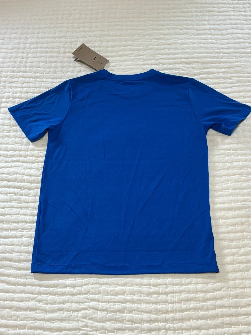 Nike Boys Blue Dri-FIT Swoosh Performance T-Shirt